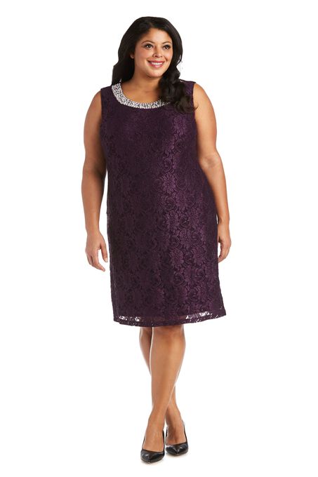 Bell-Sleeved Chiffon Jacket and Dress Combo, , alternate image number null