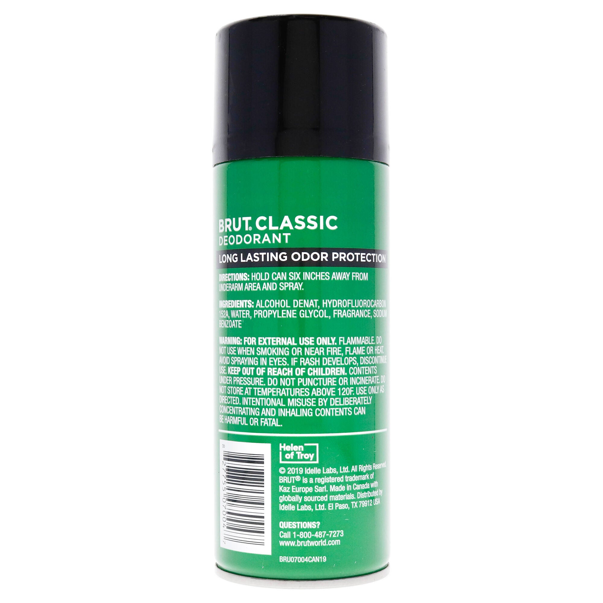 24 Hour Protection Classic Deodorant Spray by Brut for Unisex - 10 oz Deodorant Spray, See Description, alternate image number 1