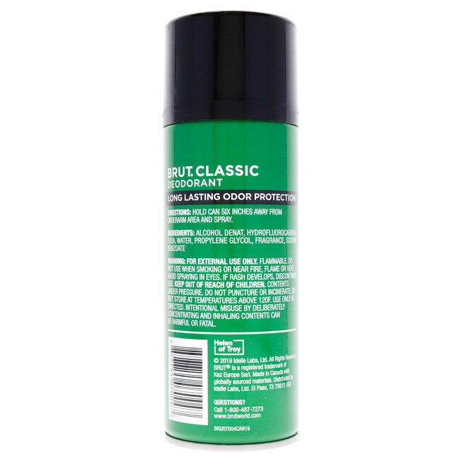 24 Hour Protection Classic Deodorant Spray by Brut for Unisex - 10 oz Deodorant Spray, See Description, alternate image number 1