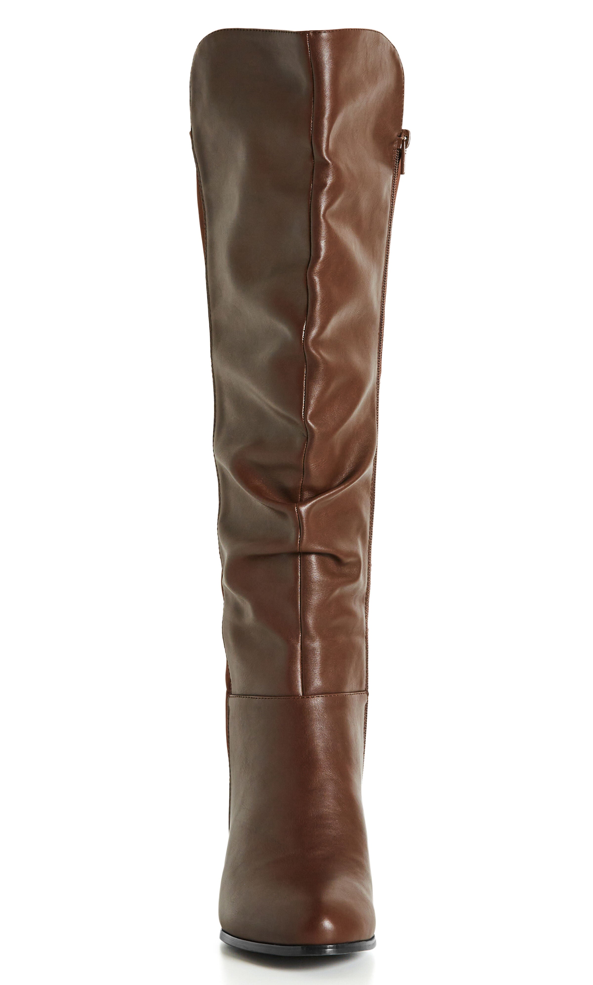 WIDE FIT Effie Tall Boot - brown, , alternate image number 4