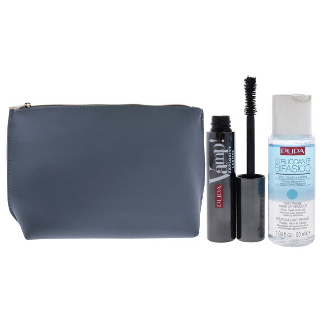 Vamp! Explosive Lashes and Two-Phase Make-Up Remover Set by Pupa Milano for Women - 3 Pc Kit, See Description, alternate image number null