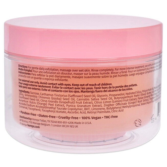 Pomegranate Herbal Sugar Body Scrub by Hempz for Unisex - 7.3 oz Scrub, NA, alternate image number null