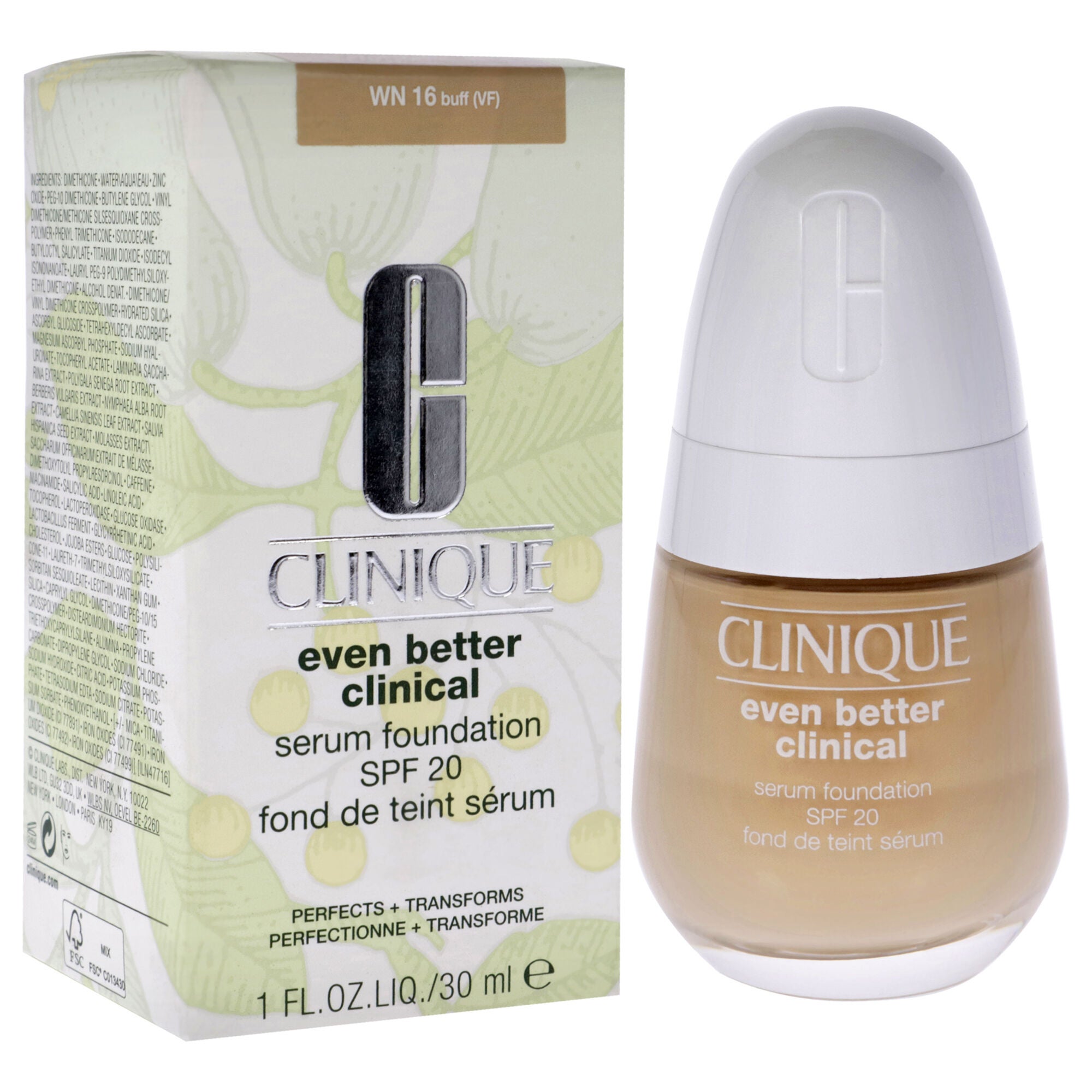 Even Better Clinical Serum Foundation SPF 20 - WN 16 Buff by Clinique for Women - 1 oz Foundation, See Description, alternate image number 2