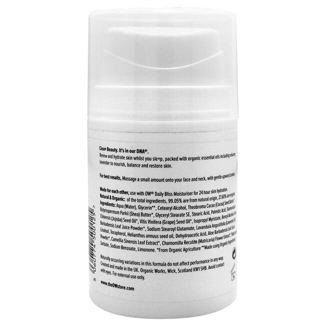Daily Hydration Renewal Night Cream by Organic Works for Unisex - 1.69 oz Cream, See Description, alternate image number 2