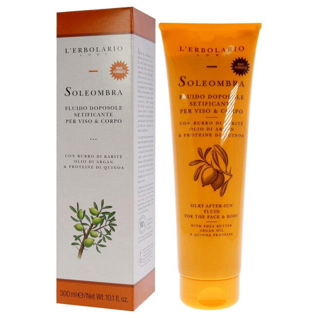 Soleombra Silky After-Sum Fluid by LErbolario for Unisex - 10.1 oz Sunscreen, See Description, alternate image number 3