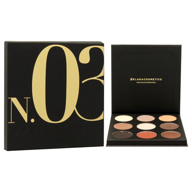 Pro Eyeshadow Palette - N.03 by Klara for Women - 0.38 oz Eye Shadow, See Description, alternate image number 1