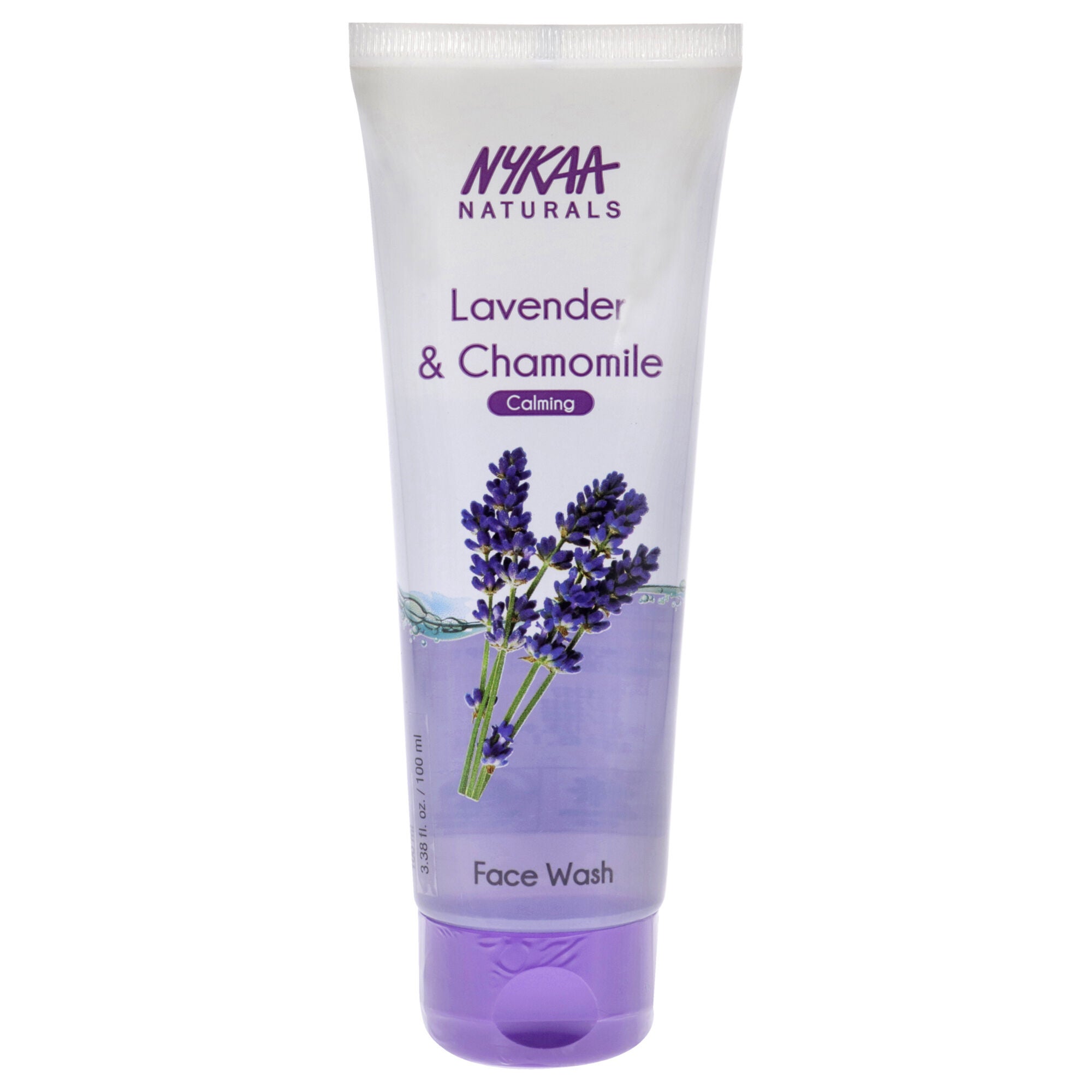 Face Wash - Lavender and Chamomile by Nykaa Naturals for Women - 3.38 oz Cleanser, See Description, hi-res image number 0