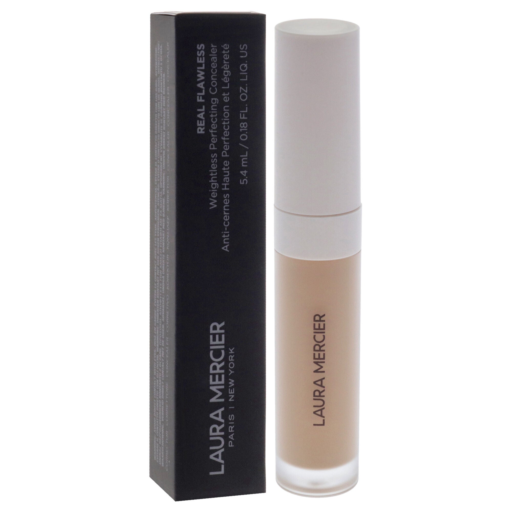 Real Flawless Weightless Perfecting Concealer - 3W1 Ligh to Medium with Warm Undertones by Laura Mercier for Women - 0.18 oz Concealer, See Description, alternate image number 1