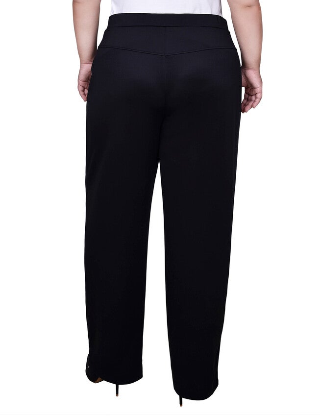 Full Length Scuba Crepe Pants, , alternate image number 3
