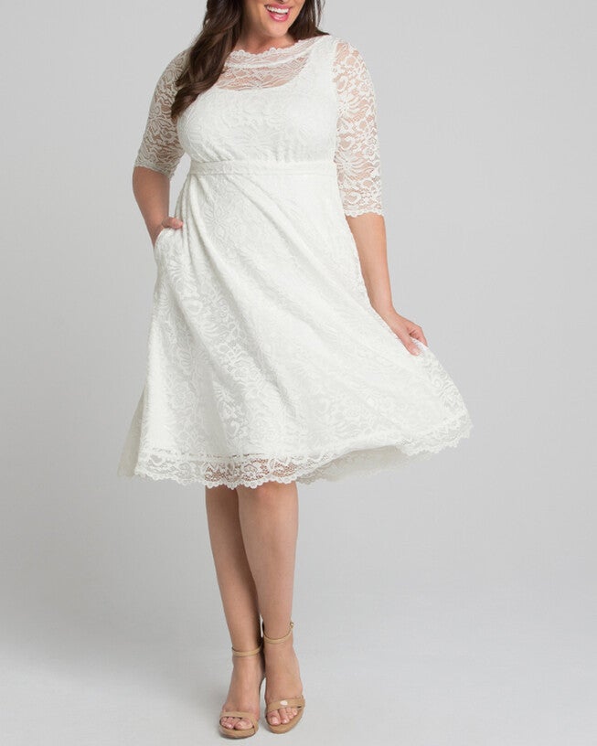 Pretty in Lace Wedding Dress, Ivory, hi-res image number null