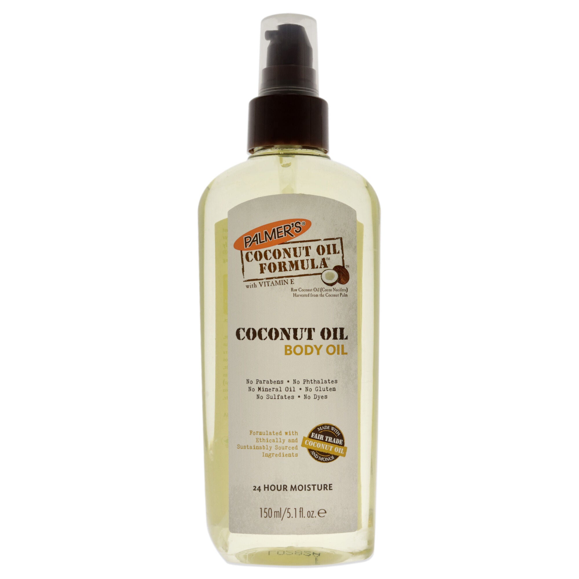 Coconut Oil Body Oil by Palmers for Unisex - 5.1 oz Body Oil, , alternate image number 4