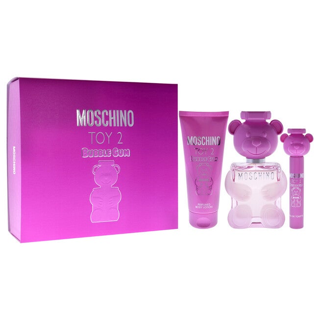 Moschino Toy 2 Bubble Gum by Moschino for Women - 3 Pc Gift Set 3.4oz EDT Spray, 0.34oz EDT Spray, 3.4oz Body Lotion, See Description, alternate image number 2