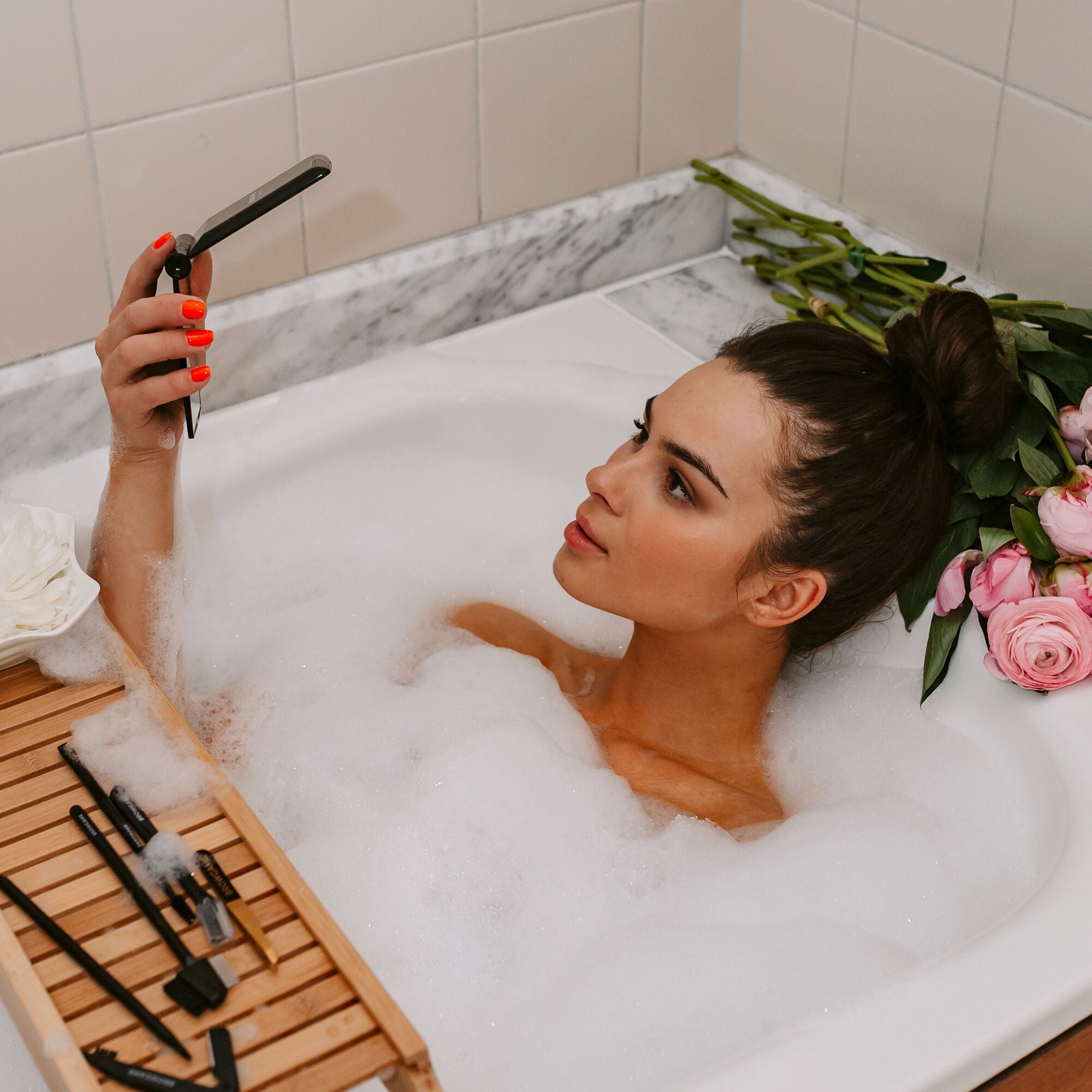 Lighted Compact Mirror by Browgame for Women - 1 Pc Mirror, See Description, alternate image number 2