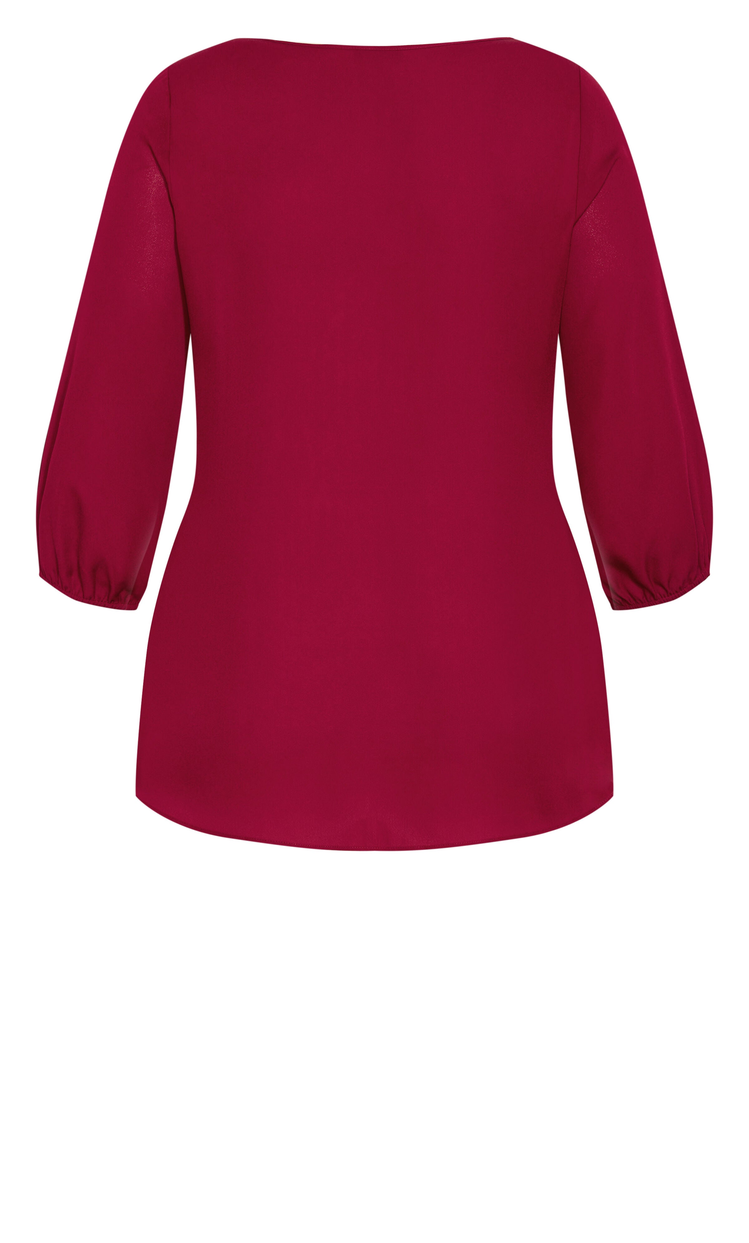 Sexy Fling Elbow Sleeve Top - ruby, , alternate image number 6