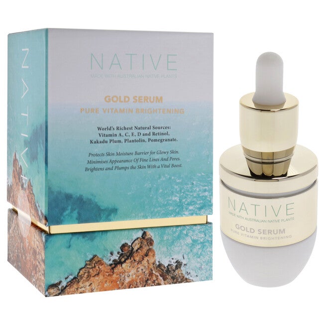 Native Gold Pure Vitamin Brightening Serum by Klara for Women - 1.01 oz Serum, See Description, alternate image number 2