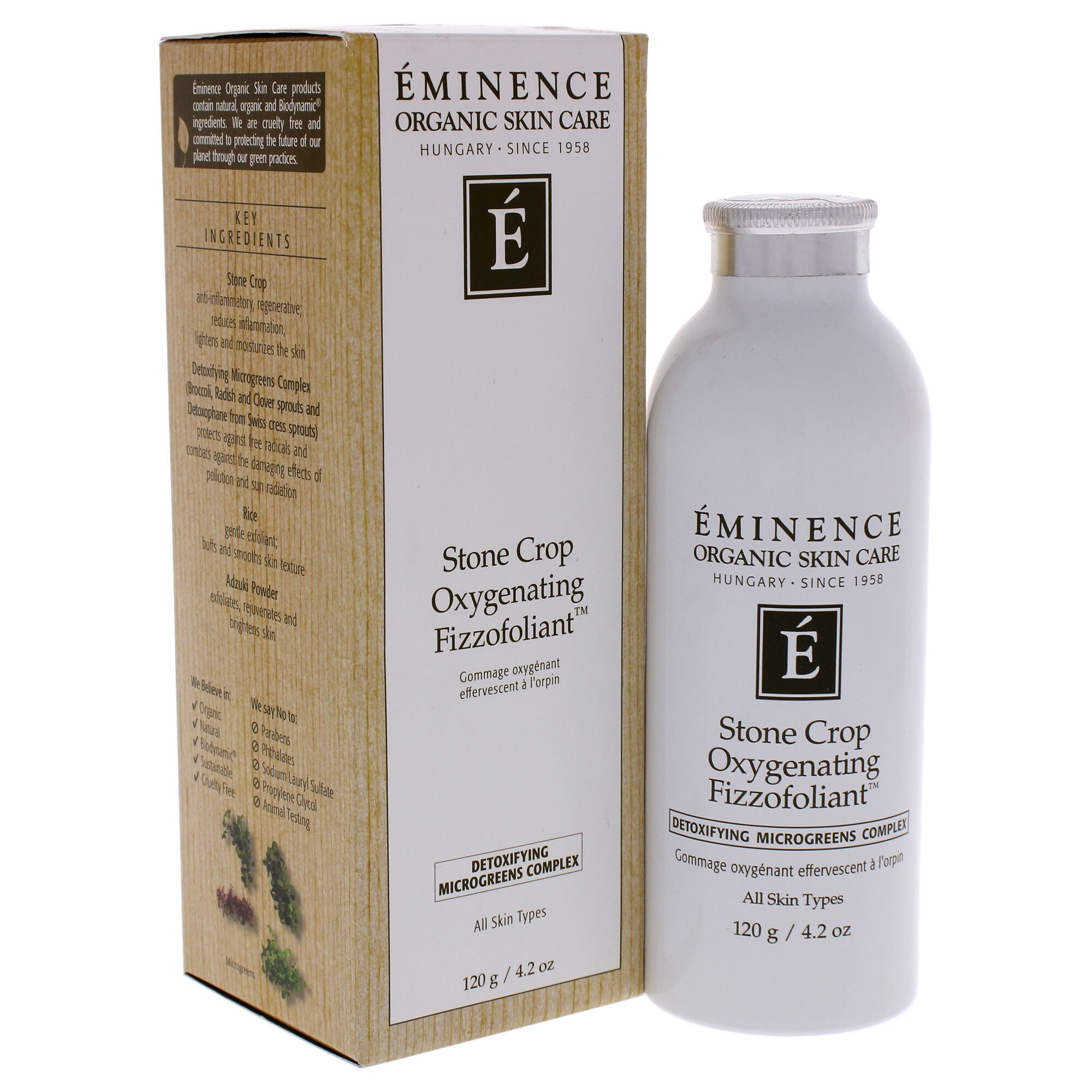 Stone Crop Oxygenating Fizzofoliant by Eminence for Unisex - 4.2 oz Exfoliator, , alternate image number 6