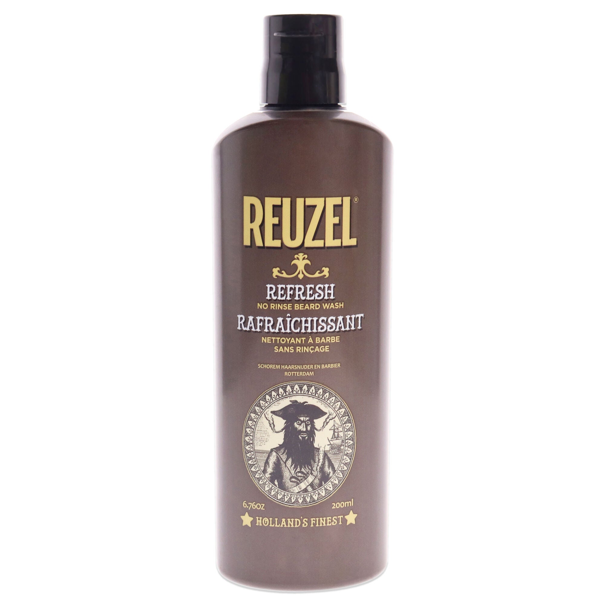 Refresh No Rinse Beard Wash by Reuzel for Men - 6.76 oz Beard Wash, See Description, hi-res image number 0