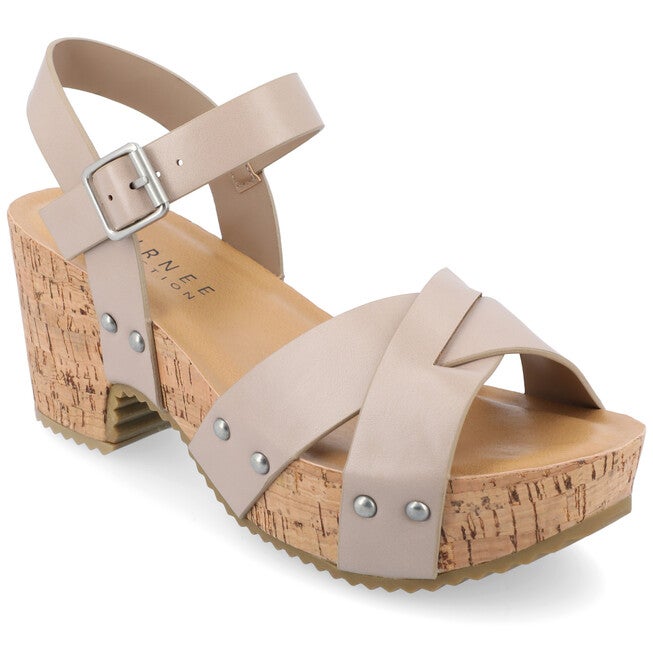 Women's Tru Comfort Foam Valentina Sandals, Taupe, hi-res image number null