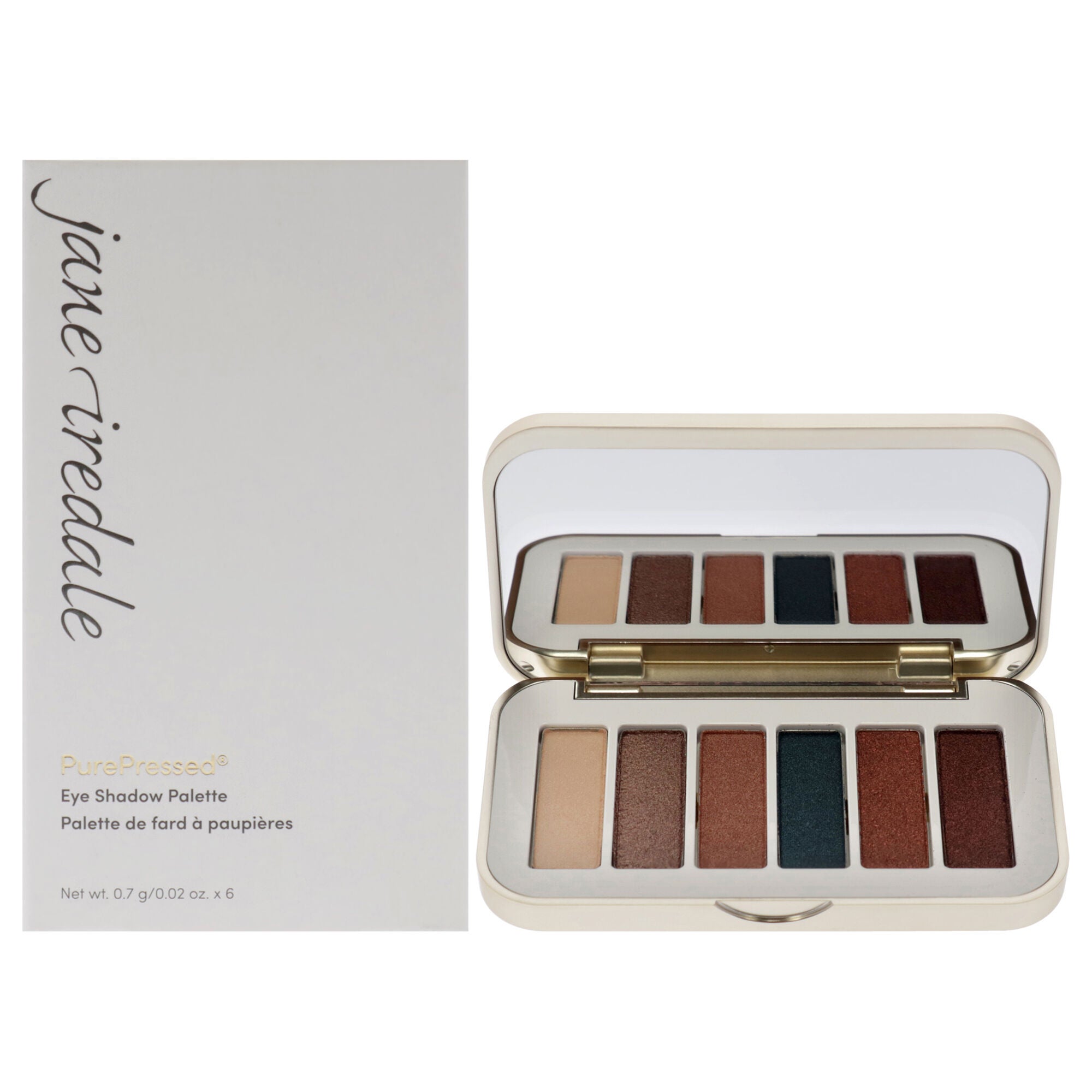 PurePressed Eye Shadow Palette - Solar Flare by Jane Iredale for Women - 0.12 oz Eye Shadow, Multi, hi-res image number 0