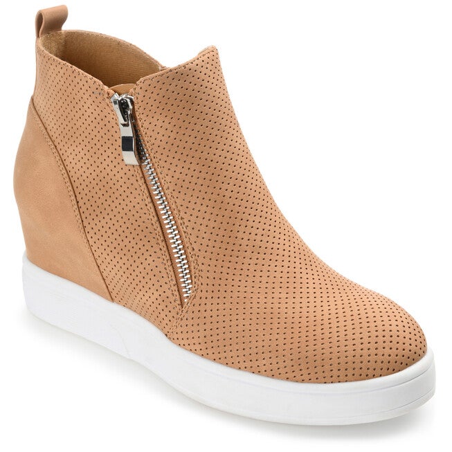Women's Pennelope Sneaker Wedge, Tan, hi-res image number null