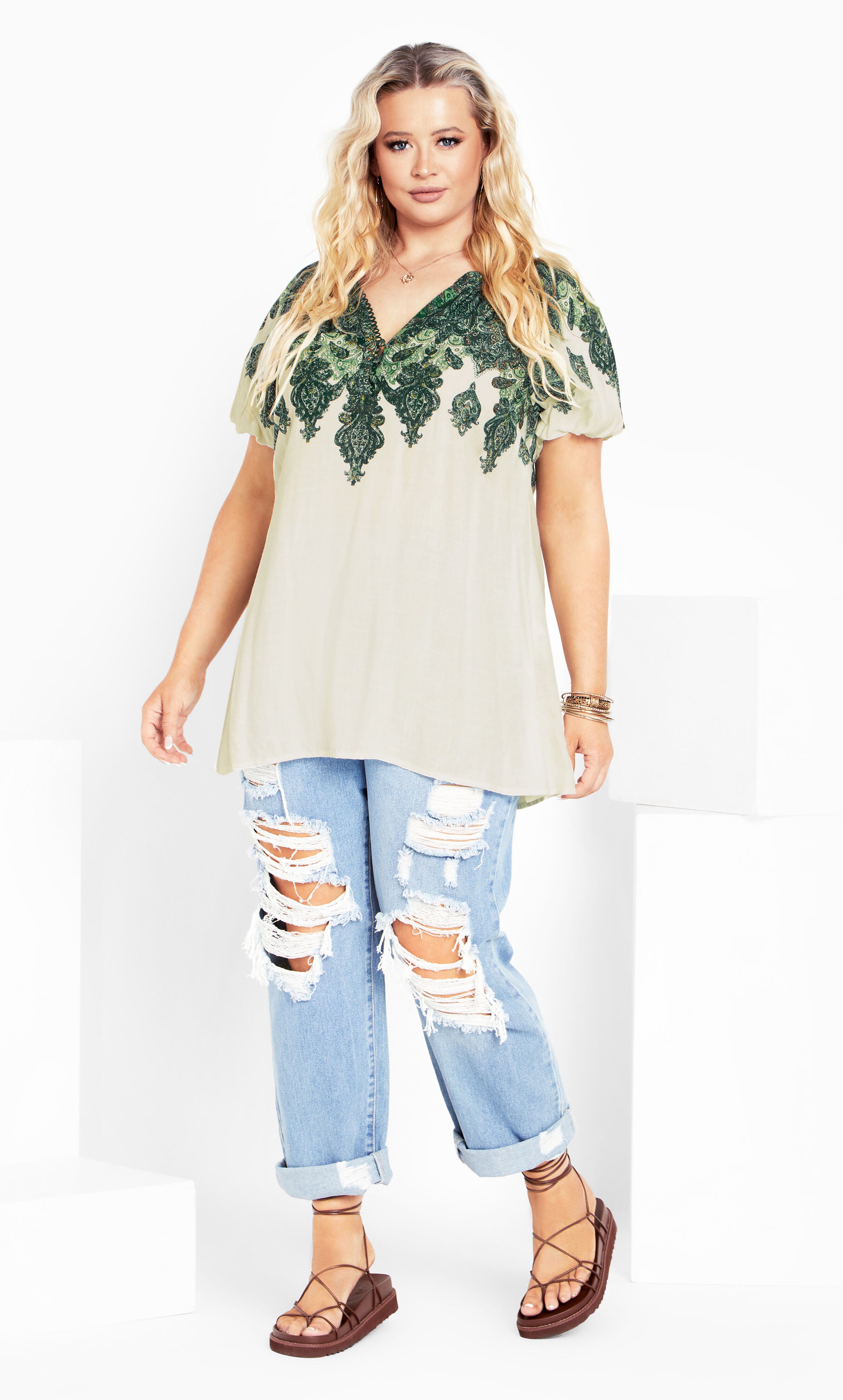 Luxe Tunic - ivory, , alternate image number 3