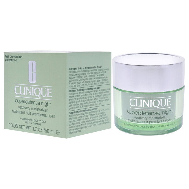 Superdefense Night Recovery Moisturizer - Combination Oily To Oily by Clinique for Women - 1.7 oz Moisturizer, , alternate image number null