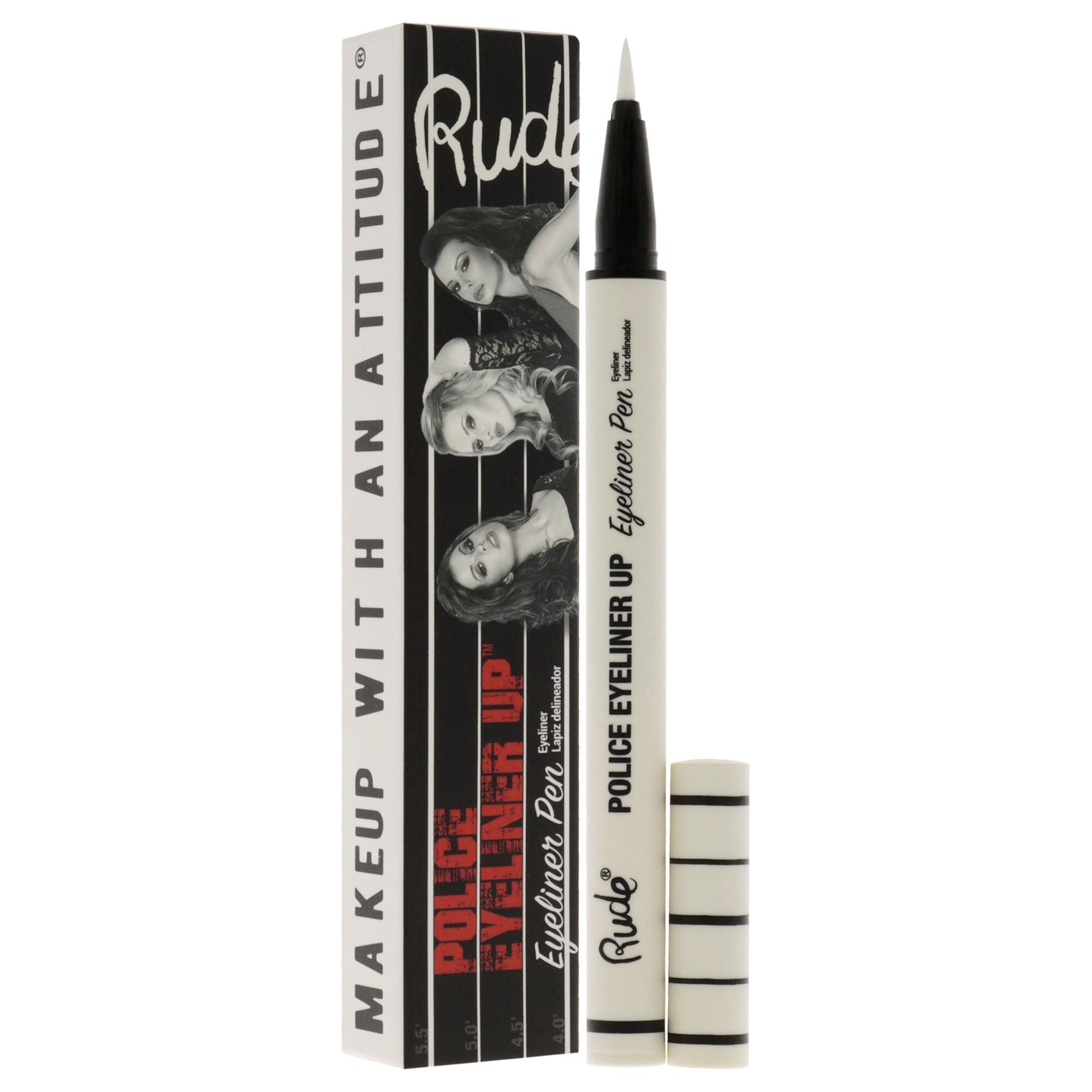 Police Eyeliner Up Eyeliner Pen - Top Dog by Rude Cosmetics for Women - 0.017 oz Eyeliner, , alternate image number 6