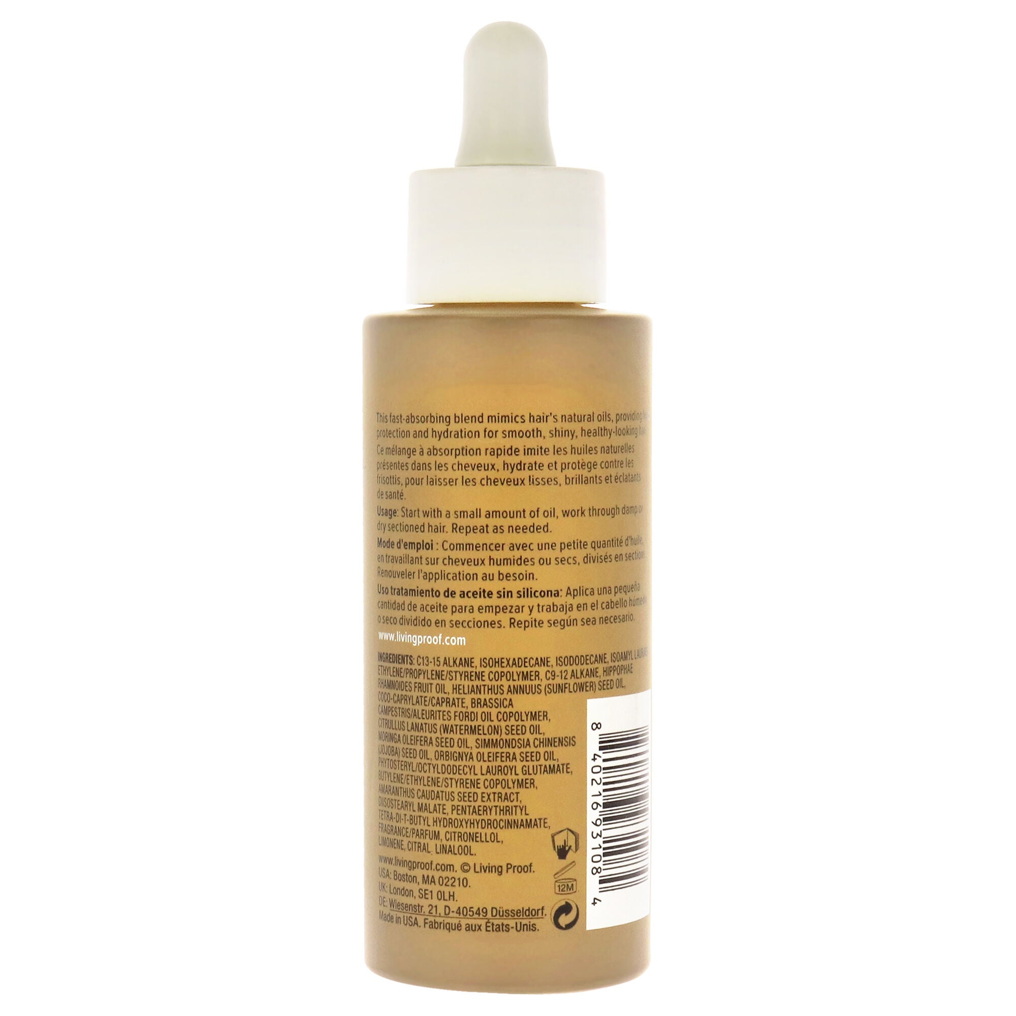 No Frizz Vanishing Oil by Living Proof for Unisex - 1.7 oz Oil, , alternate image number 3