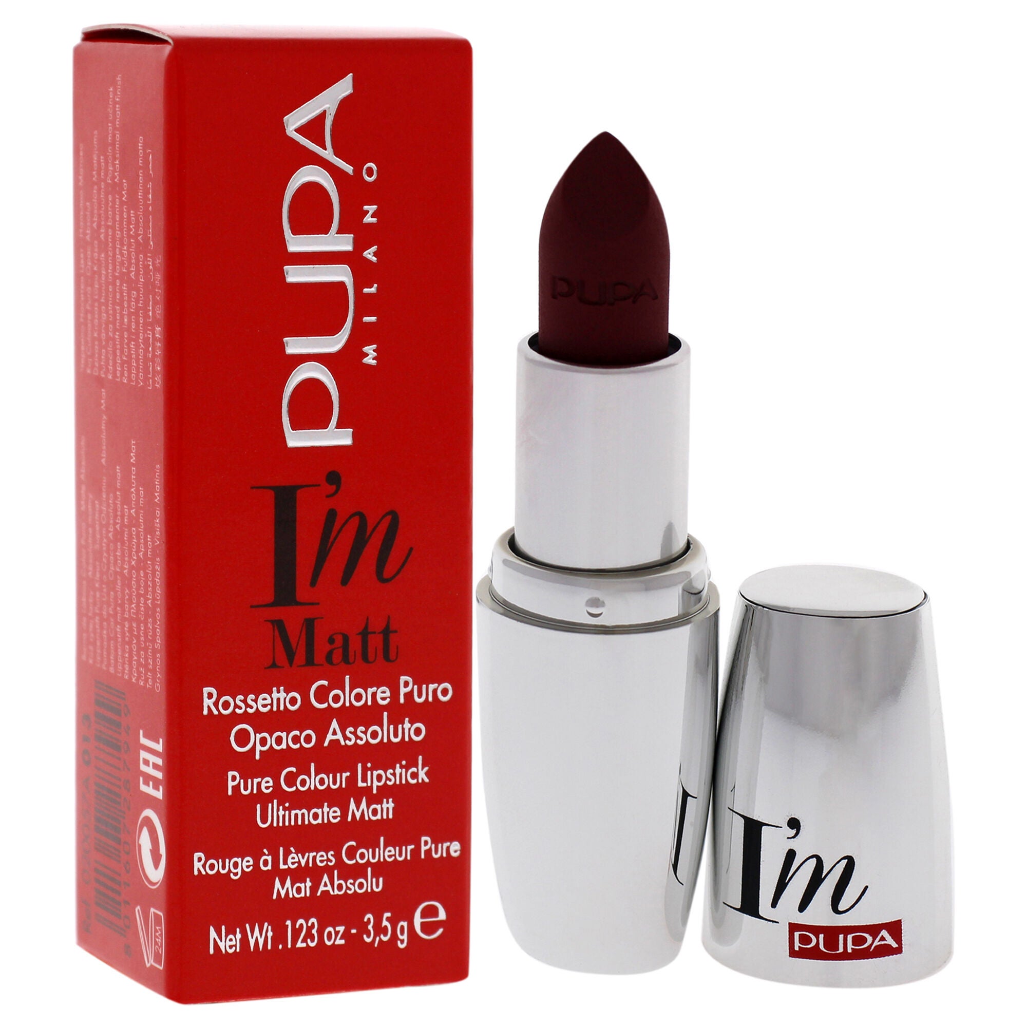 I Am Matte Pure Colour Lipstick - 013 Brown Rose by Pupa Milano for Women - 0.123 oz Lipstick, See Description, alternate image number 2
