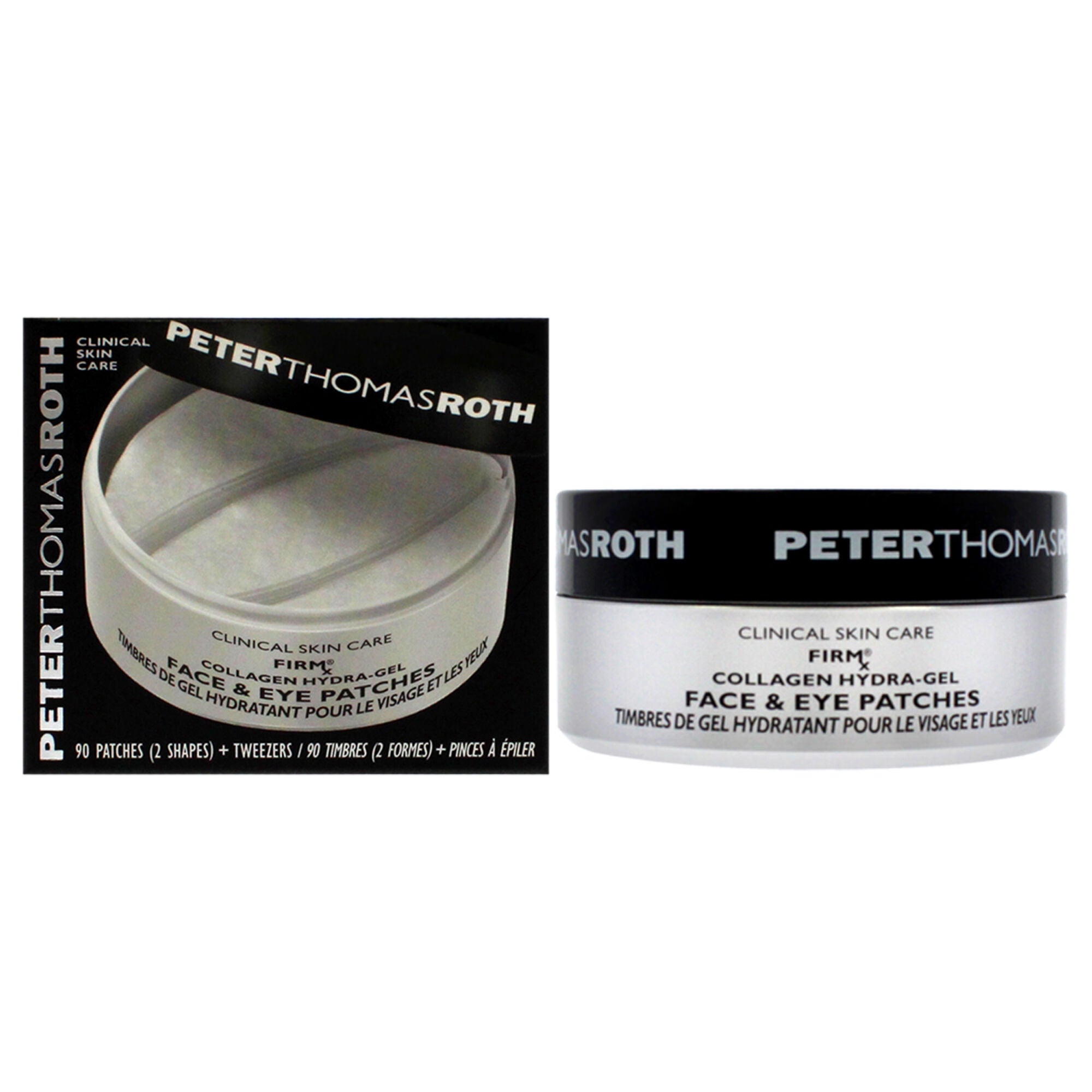 Firmx Collagen Hydragel Face Plus Eye Patches by Peter Thomas Roth for Unisex - 90 Pair Patches, See Description, hi-res image number 0