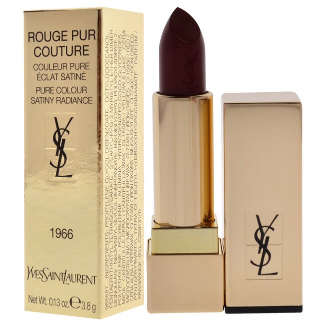 Rouge Pur Couture Satin Lipstick - 1966 Rouge Libre by Yves Saint Laurent for Women - 0.13 oz Lipstick, , alternate image number null