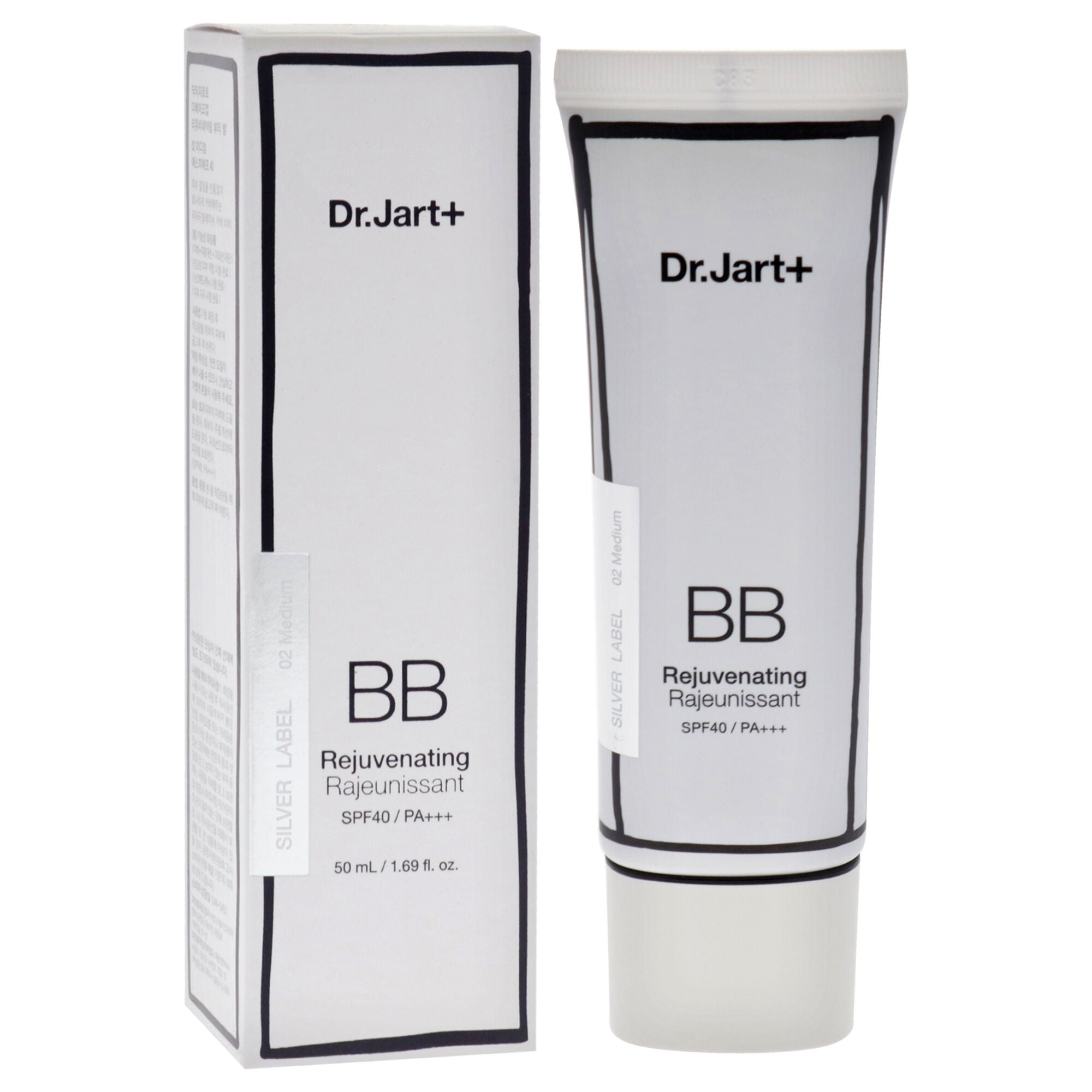 BB Rejuvenating SPF 40 PA Plus - 02 Medium by Dr. Jart+ for Women - 1.69 oz Makeup, See Description, alternate image number 2