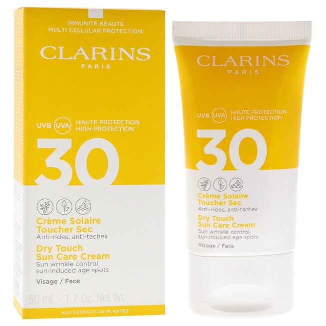 Dry Touch Sun Care Cream SPF 30 by Clarins for Unisex - 1.7 oz Sunscreen, See Description, alternate image number 2