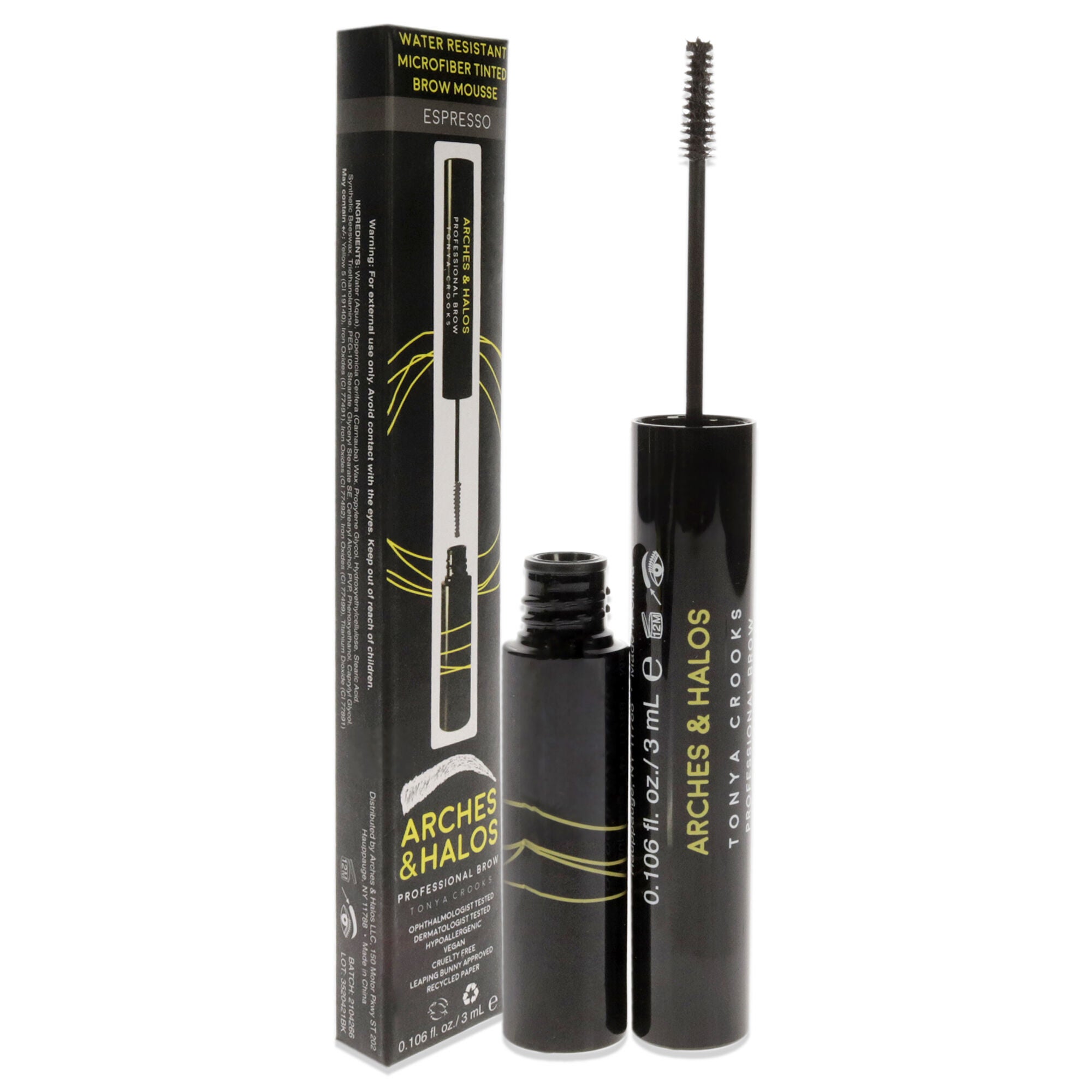 Microfiber Tinted Brow Mousse - Espresso by Arches and Halos for Women - 0.106 oz Mousse, , alternate image number 6