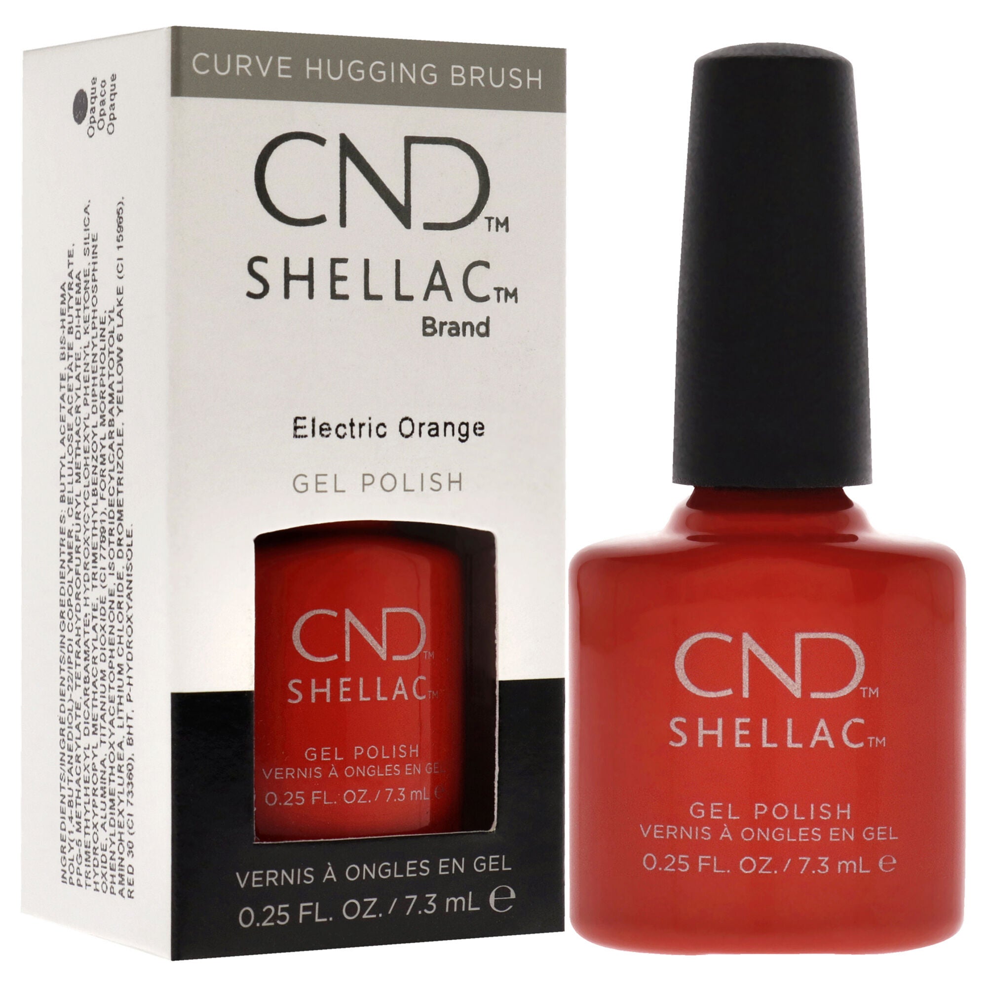 Shellac Nail Color - Electric Orange by CND for Women - 0.25 oz Nail Polish, , alternate image number 7