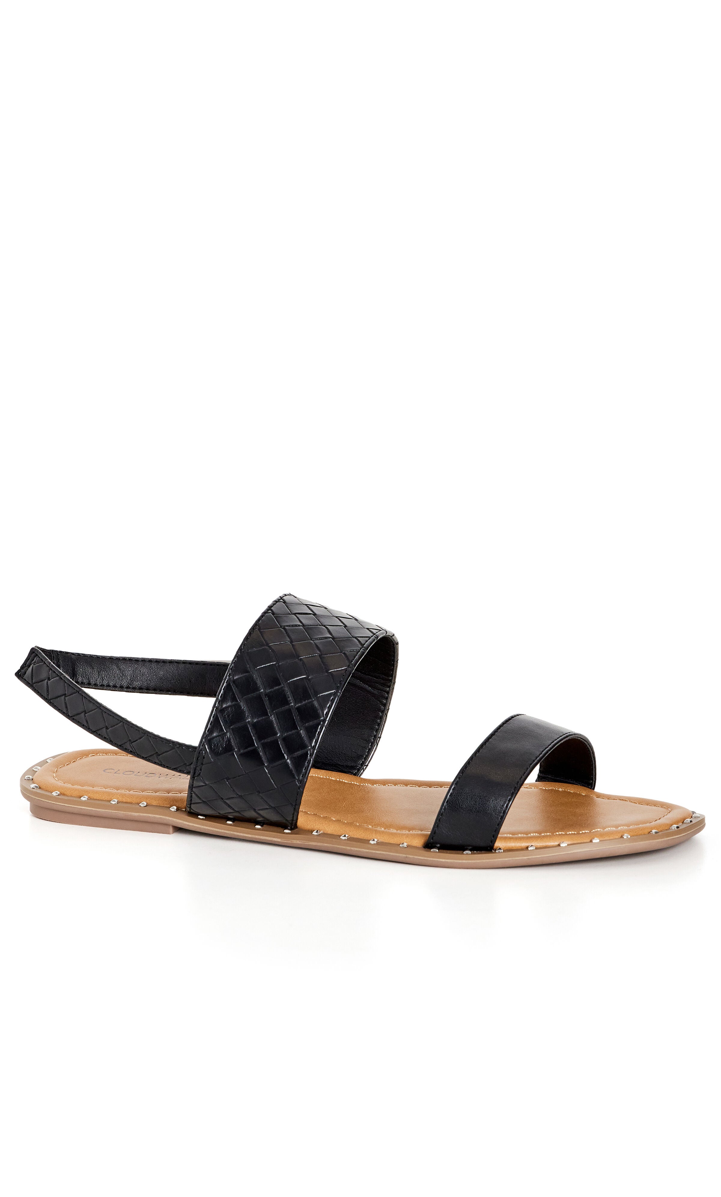 WIDE FIT Shiloh Double Strap Sandal - black, Black, hi-res image number 0