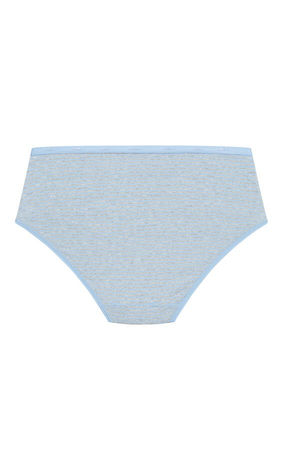 Stripe Cotton Modern Brief - blue, , alternate image number 3