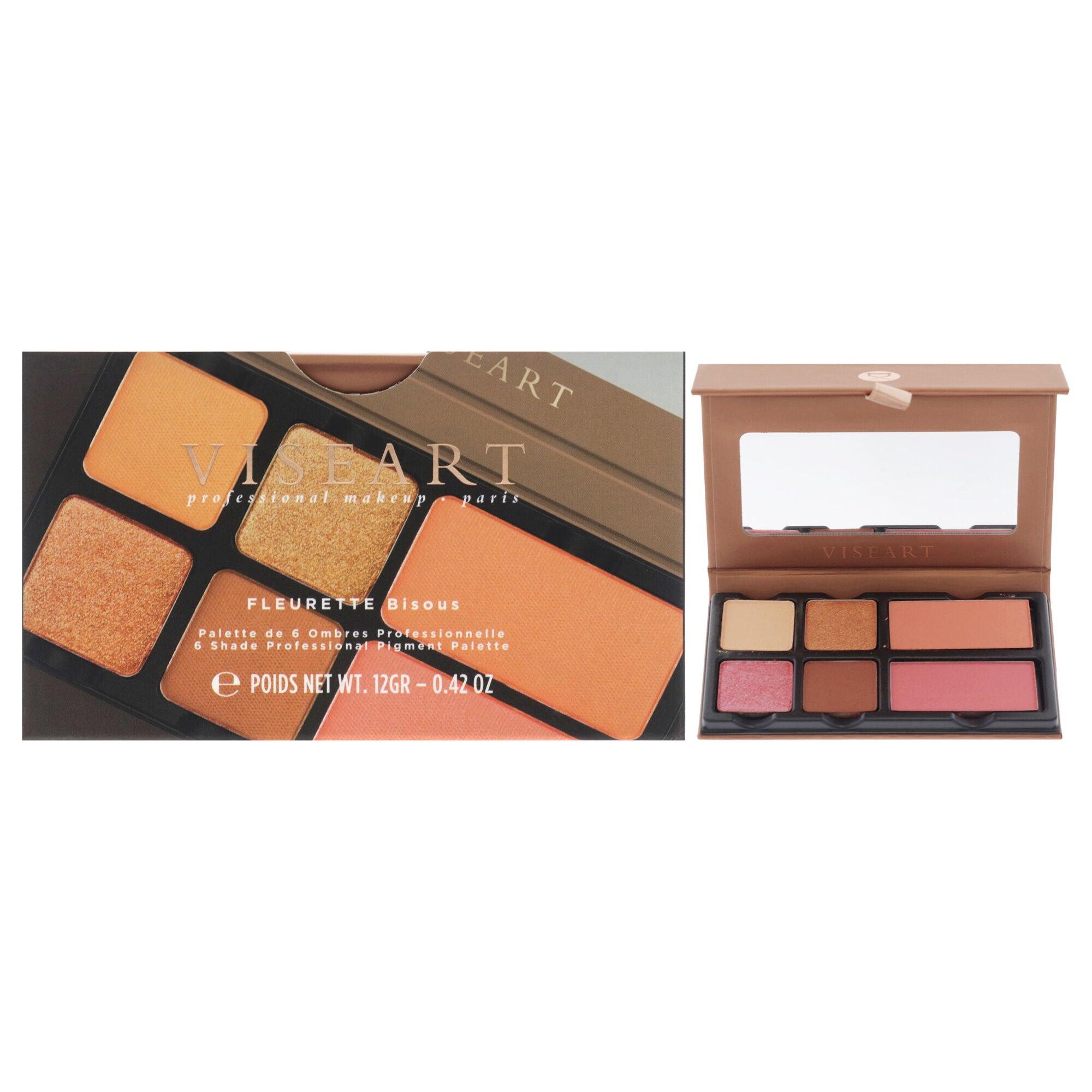 Face Palette - Fleurette Bisous by Viseart Paris for Women - 0.42 oz Makeup, See Description, hi-res image number 0