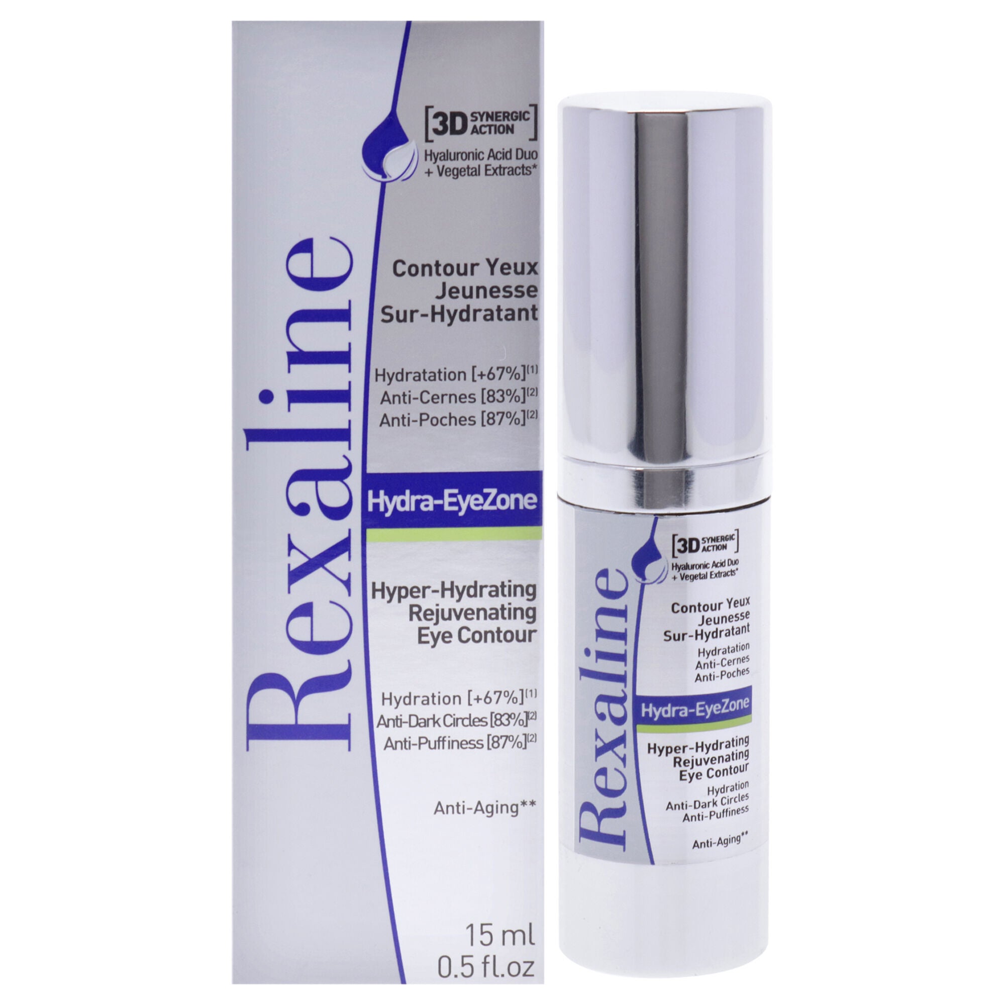 Hydra-EyeZone Hyper Hydrating Rejuvenating Eye Contour by Rexaline for Women - 0.5 oz Treatment, See Description, hi-res image number 0