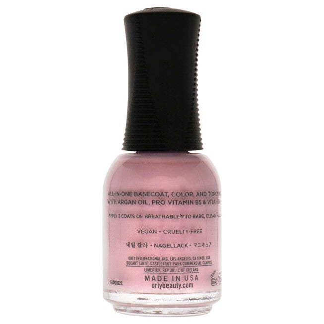 Breathable 1 Step Manicure - 2060027 The Snuggle is Real by Orly for Women - 0.6 oz Nail Polish, Pink, alternate image number 1