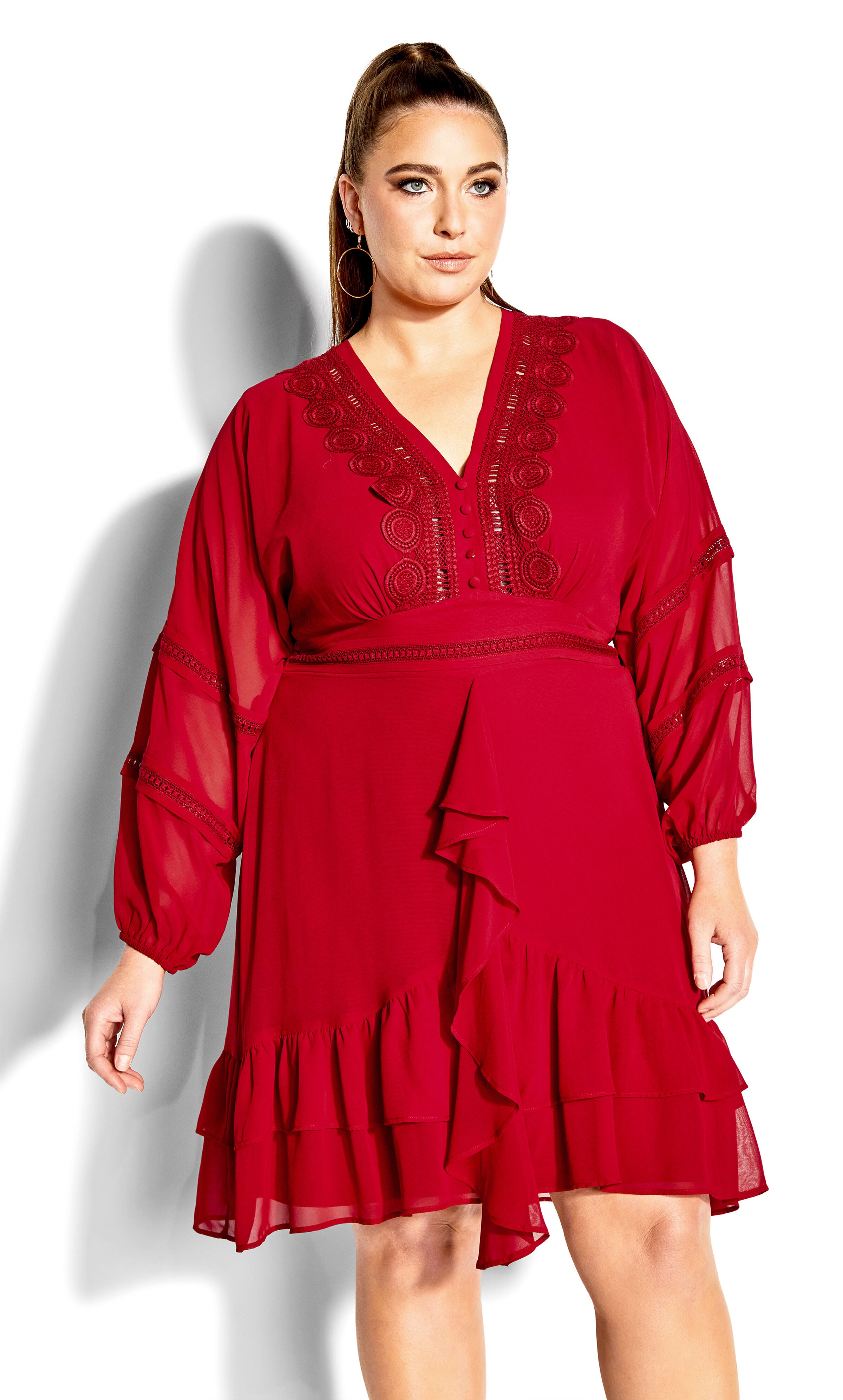 Sweetheart Dress - love red, , alternate image number 1