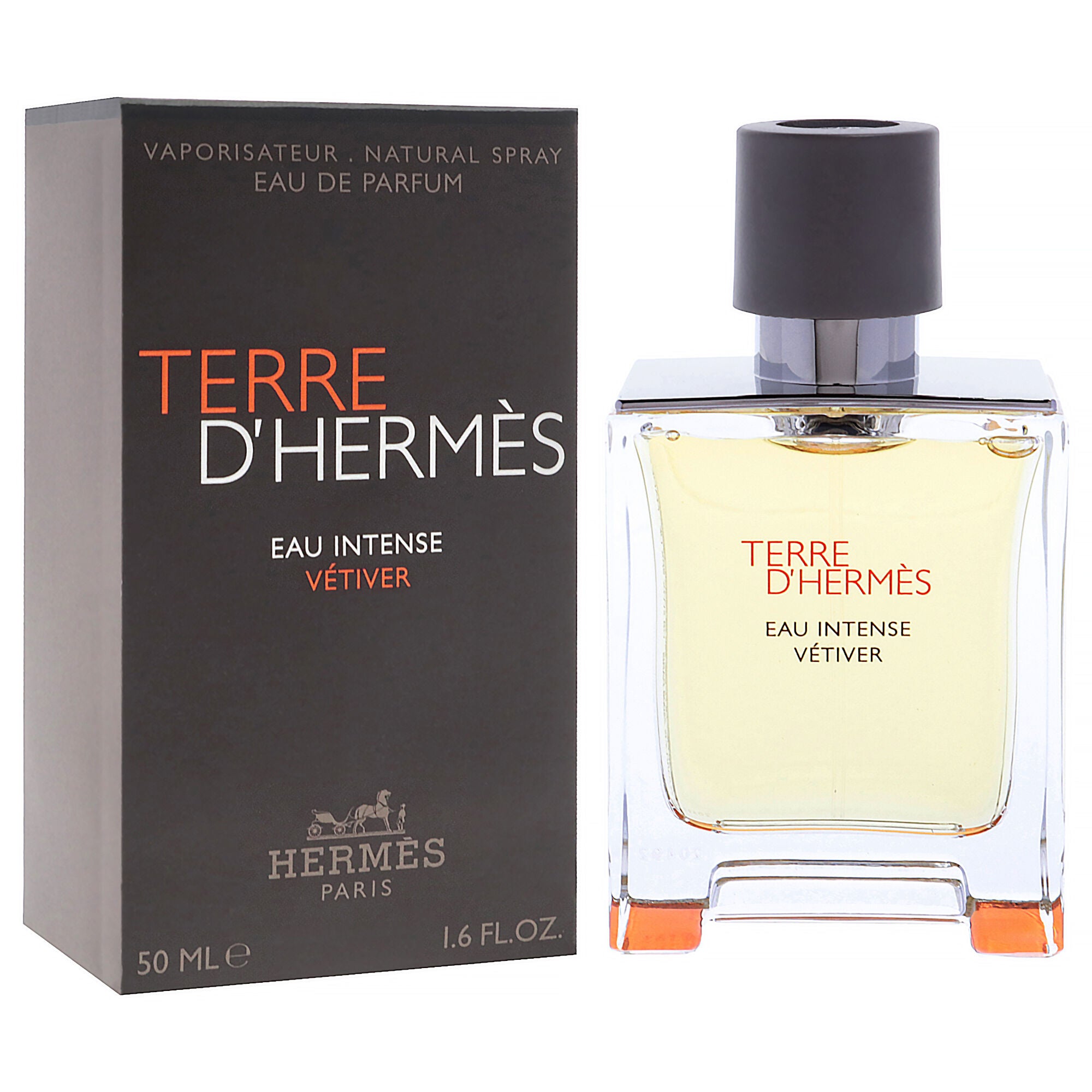 Terre DHermes Eau Intense Vetiver by Hermes for Men - 1.6 oz EDP Spray, See Description, alternate image number 2