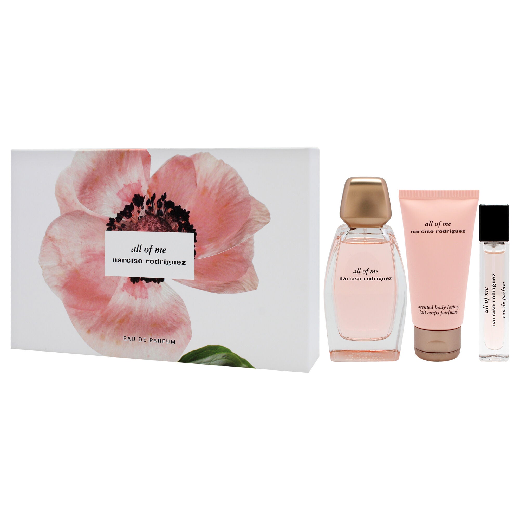 All Of Me by Narciso Rodriguez for Women - 3 Pc Gift Set 3oz EDP Spray, 0.33oz EDP Spray, 1.6oz Body Lotion, Clear, alternate image number 3