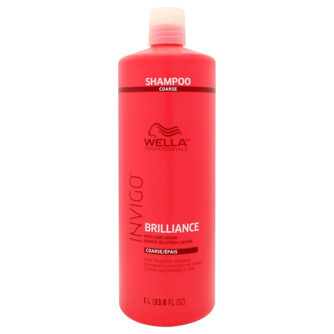 Invigo Brilliance Shampoo For Coarse Hair by Wella for Unisex - 33.8 oz Shampoo, NA, hi-res image number null