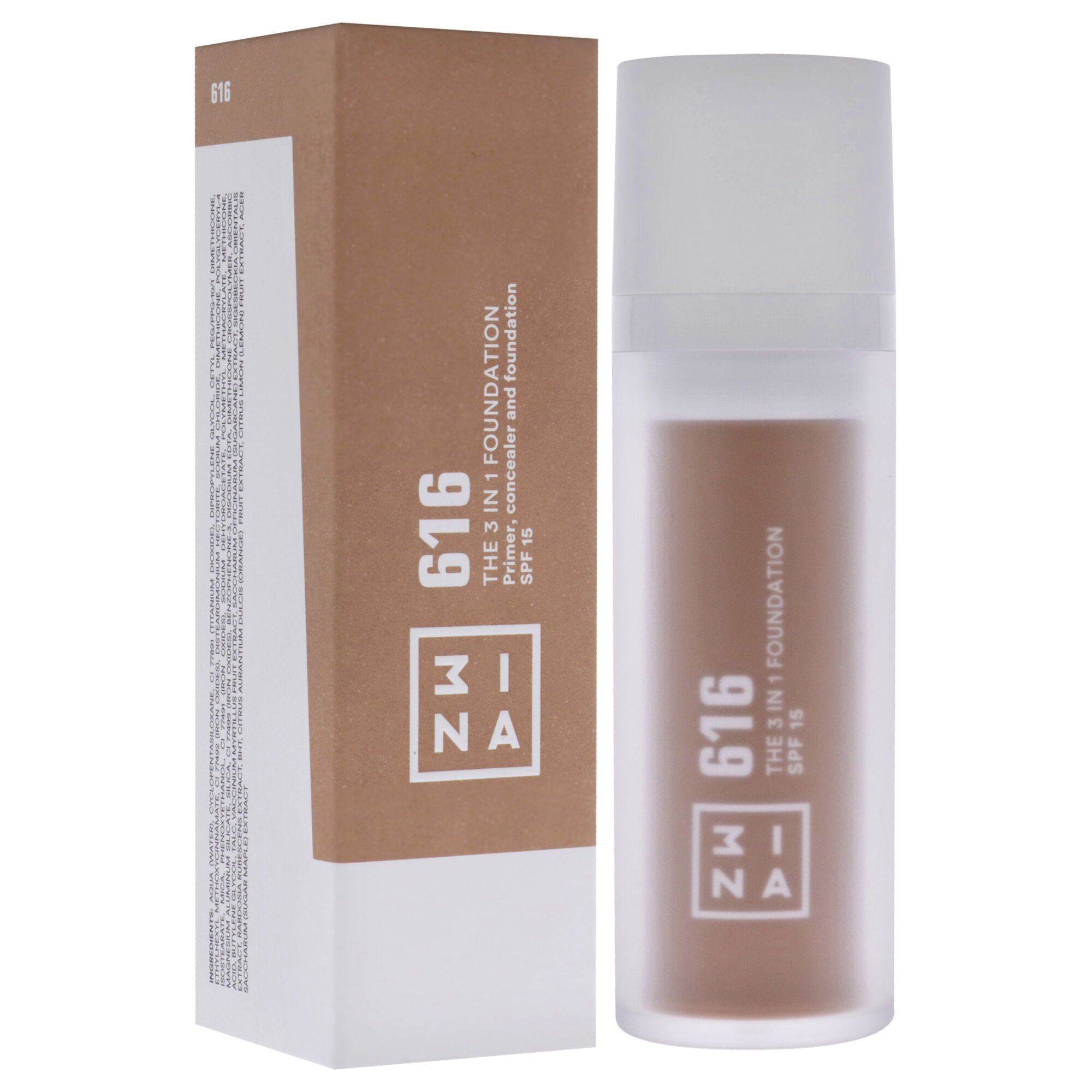 The 3-In-1 Foundation SPF 15 - 616 by 3INA for Women - 1.01 oz Foundation, See Description, alternate image number 2