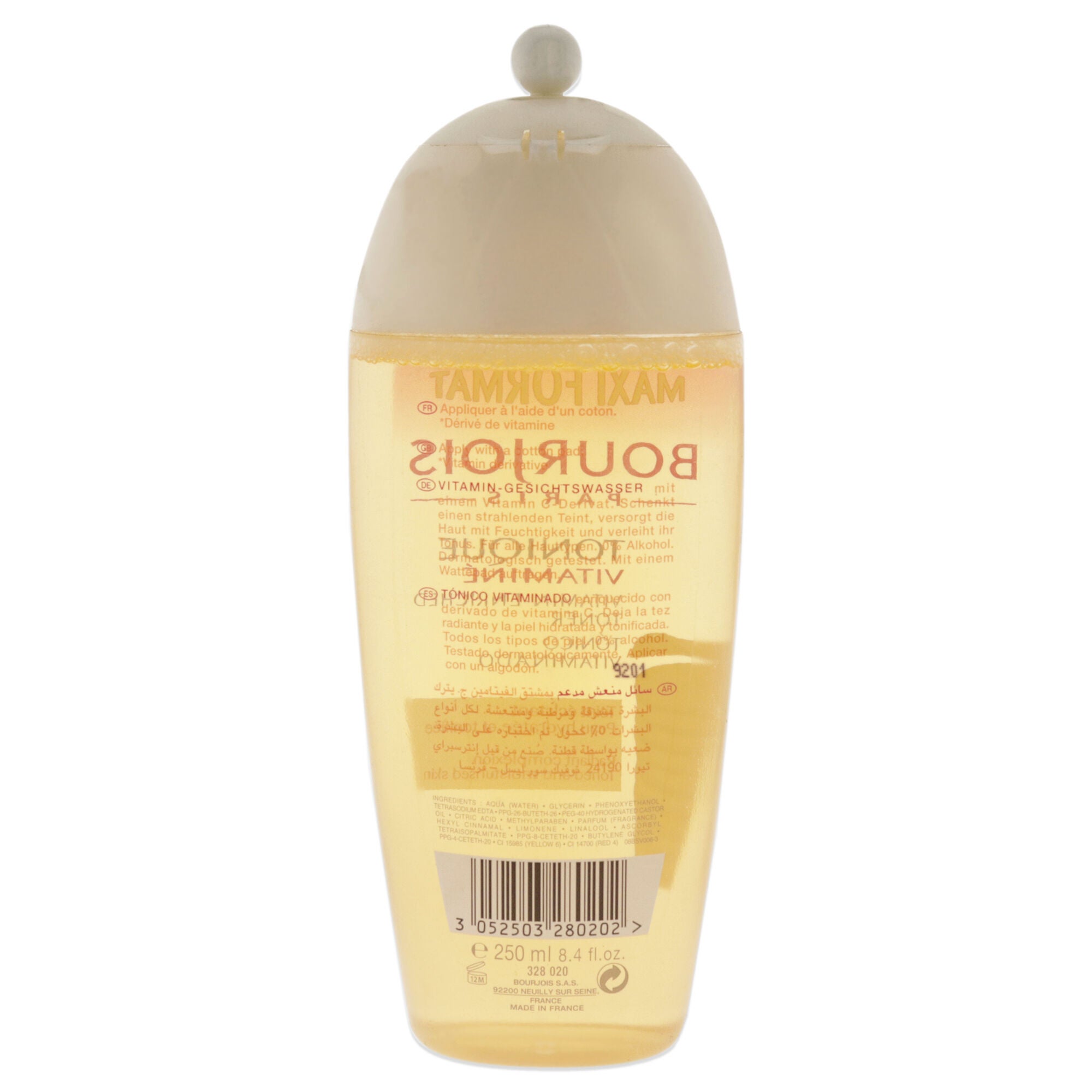 Maxi Format Vitamin-Enriched Toner by Bourjois for Women - 8.4 oz Toner, , alternate image number 2