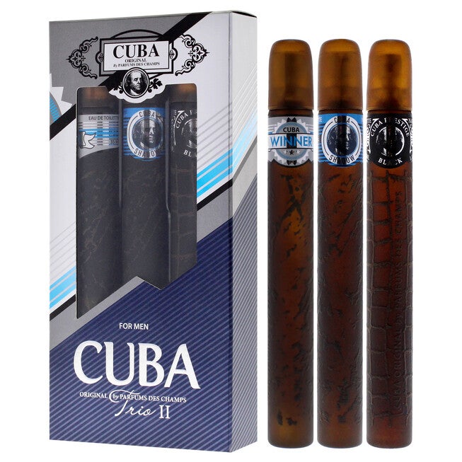 Cuba Trio 2 by Cuba for Men - 3 Pc Gift Set 1.17oz Cuba Winner EDT Spray, 1.17oz Cuba Shadow EDT Spray, 1.17oz Cuba Prestige Black EDT Spray, See Description, alternate image number 3