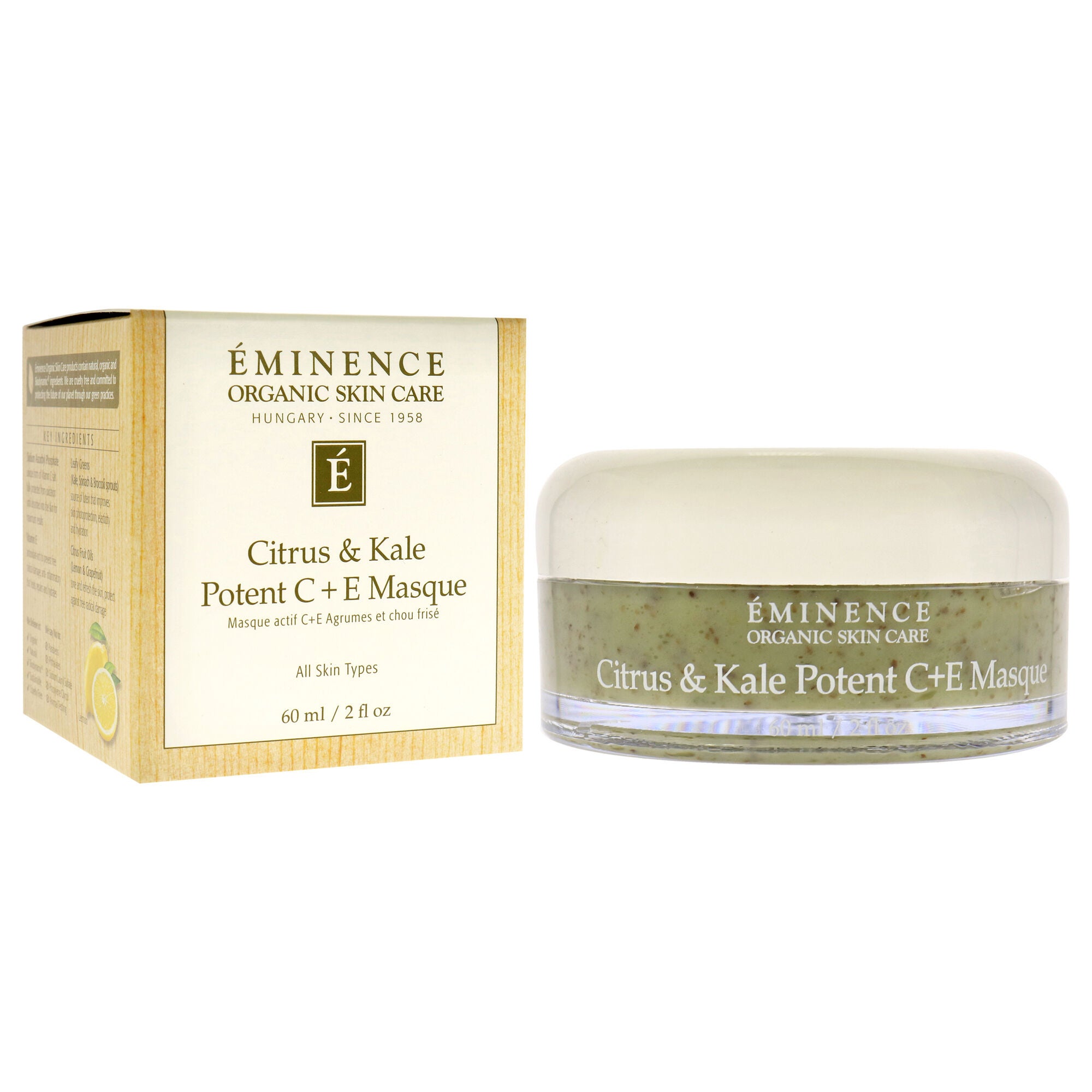 Citrus and Kale Potent C and E Masque by Eminence for Unisex - 2 oz Mask, See Description, alternate image number 2