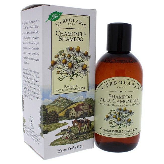 Blond and Light Brown Hair Shampoo - Chamomile by LErbolario for Unisex - 6.7 oz Shampoo, , alternate image number null