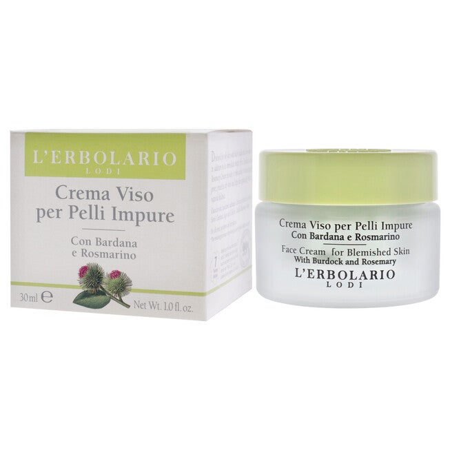 Face Cream for Blemished Skin by LErbolario for Unisex - 1 oz Cream, NA, alternate image number null